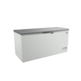 COMBISTEEL Chest Freezer 562L – Stainless Steel Lid – White