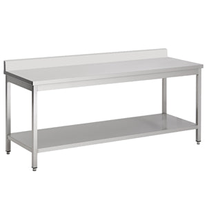 Combisteel 600 Worktable Bottom Shelf Upstand Flat Packed 1800 - 7452.3162  Combisteel