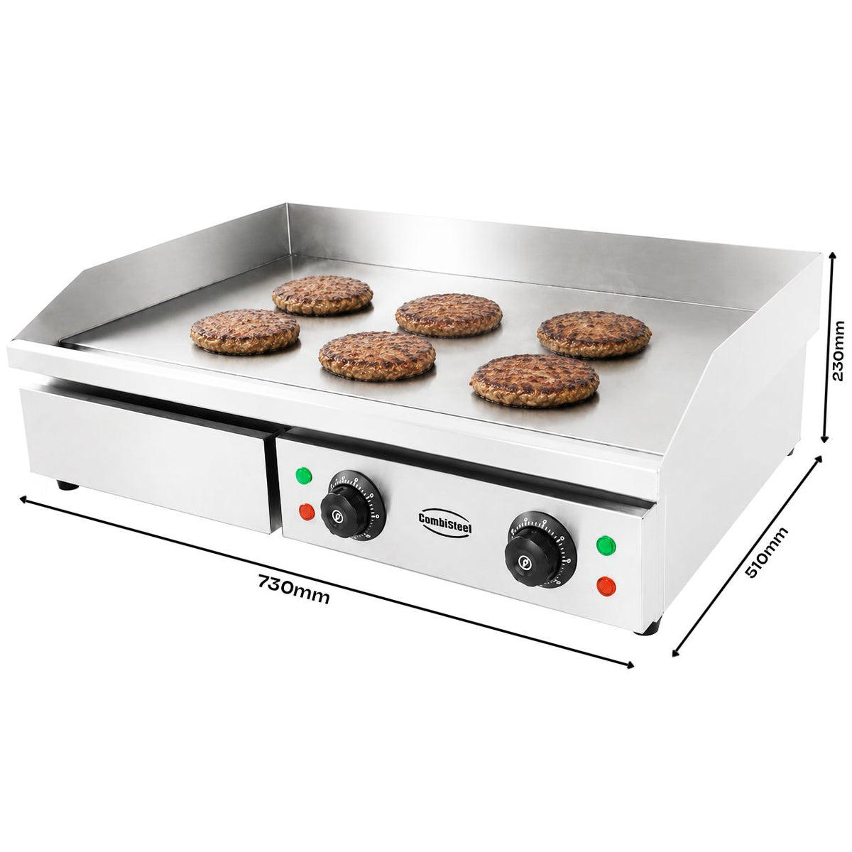 Combisteel Electric Counter Top Frying Griddle - 7455.1080