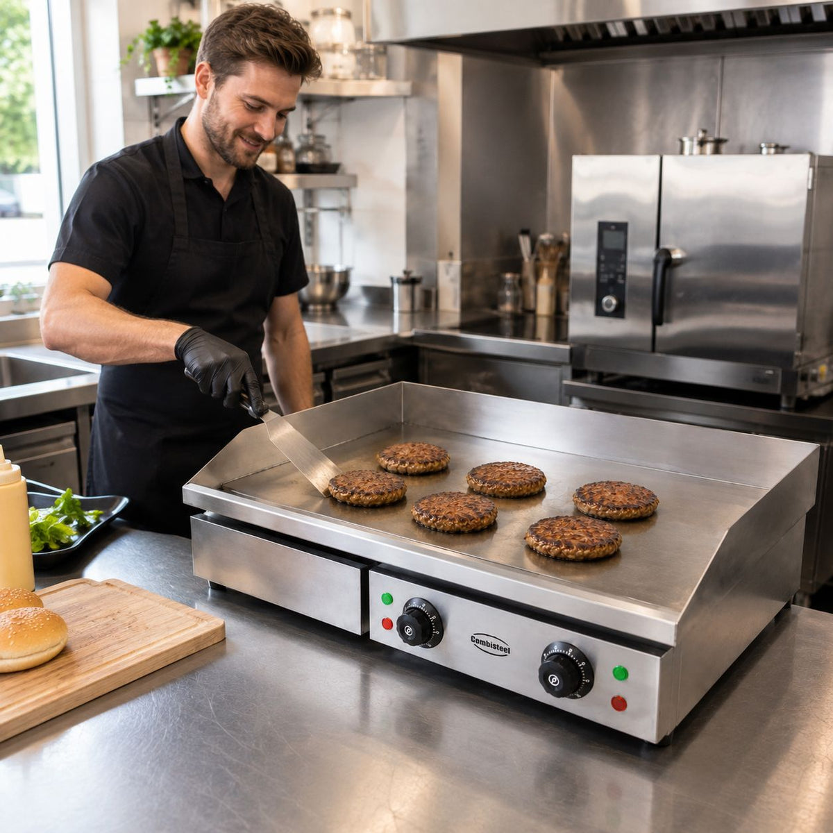 Combisteel Electric Counter Top Frying Griddle - 7455.1080