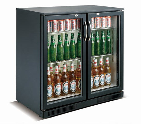 Combisteel Backbar Cooler Black 2 Doors - 7455.1305  Combisteel