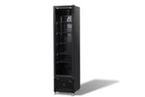 COMBISTEEL KÜHLSCHRANK MIT 1 GLASTÜR SCHWARZ NAP-250 | GERÄUSCHARM | 7455.1914
