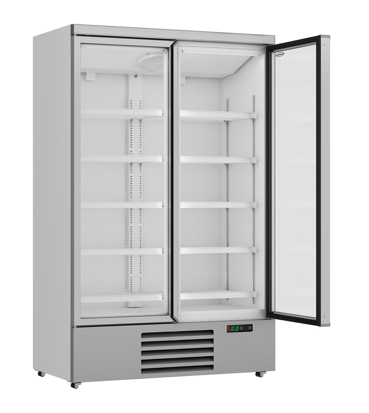 Combisteel Refrigerator 2 Glass Doors Jde-1000R - 7455.2200