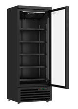 Combisteel Kühlschrank 1 Glastür Schwarz Jde-600R Bl - 7455.2242