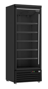 Combisteel Refrigerator 1 Glass Door Black Jde-600R Bl - 7455.2242  Combisteel