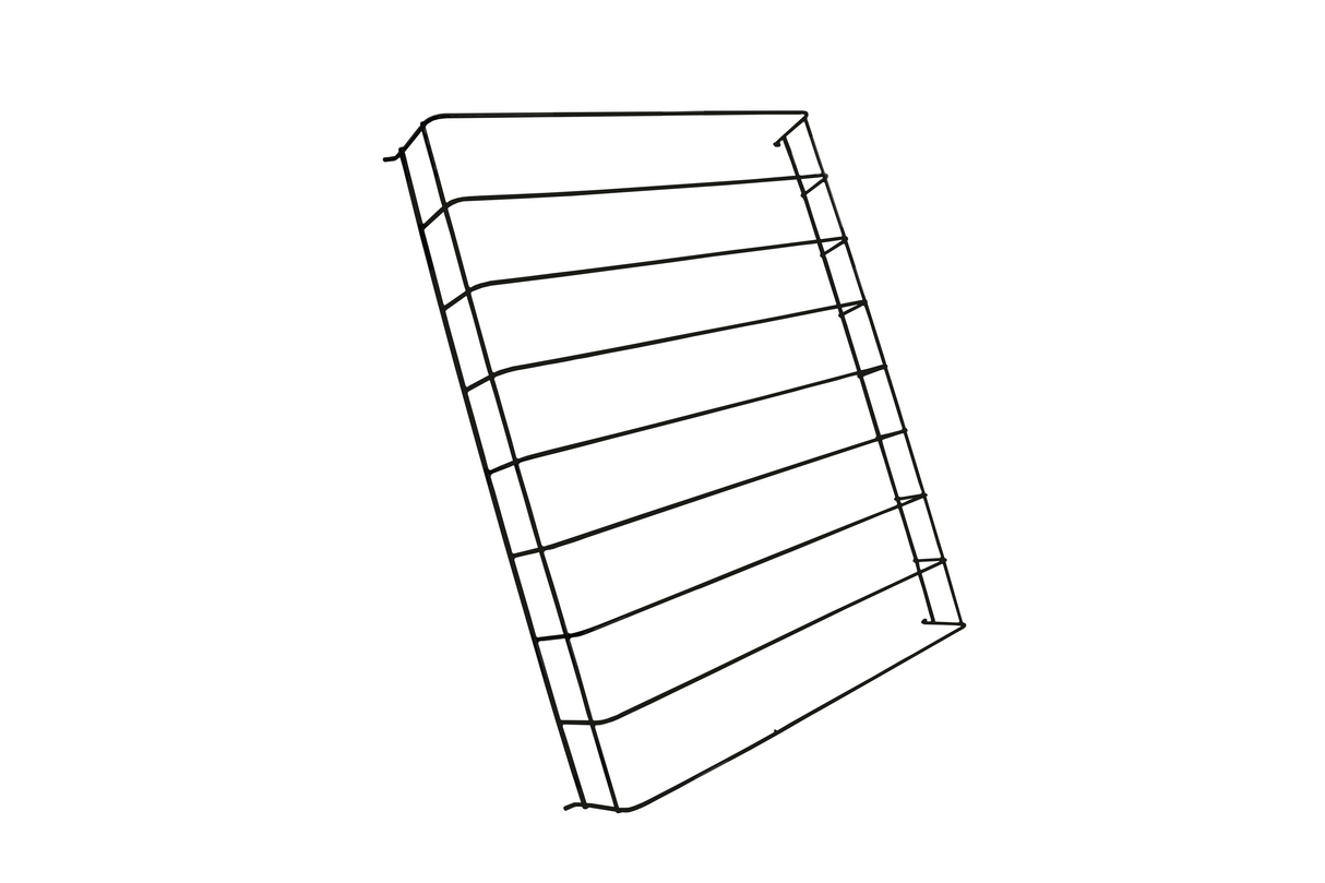 Combisteel Shelf Partitions Black Middle  7455.2235-2240 + 7455.2415-2417 - 7455.2283  Combisteel