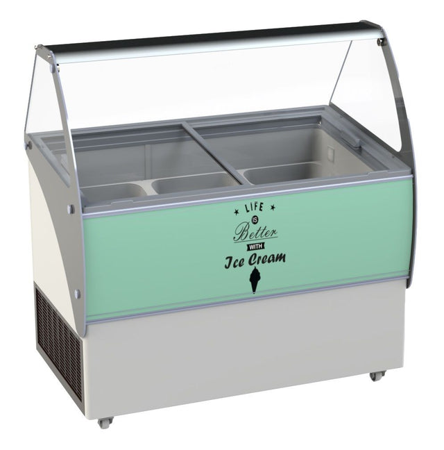 Combisteel Bali Ice Cream Display Freezer 9 x 5 Litre - 7472.0100 Ice Cream Display Freezers Combisteel   