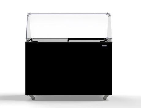 Combisteel Java Ice Cream Display Freezer 8 x 5 Litre Black - 7472.0129 Ice Cream Display Freezers Combisteel   