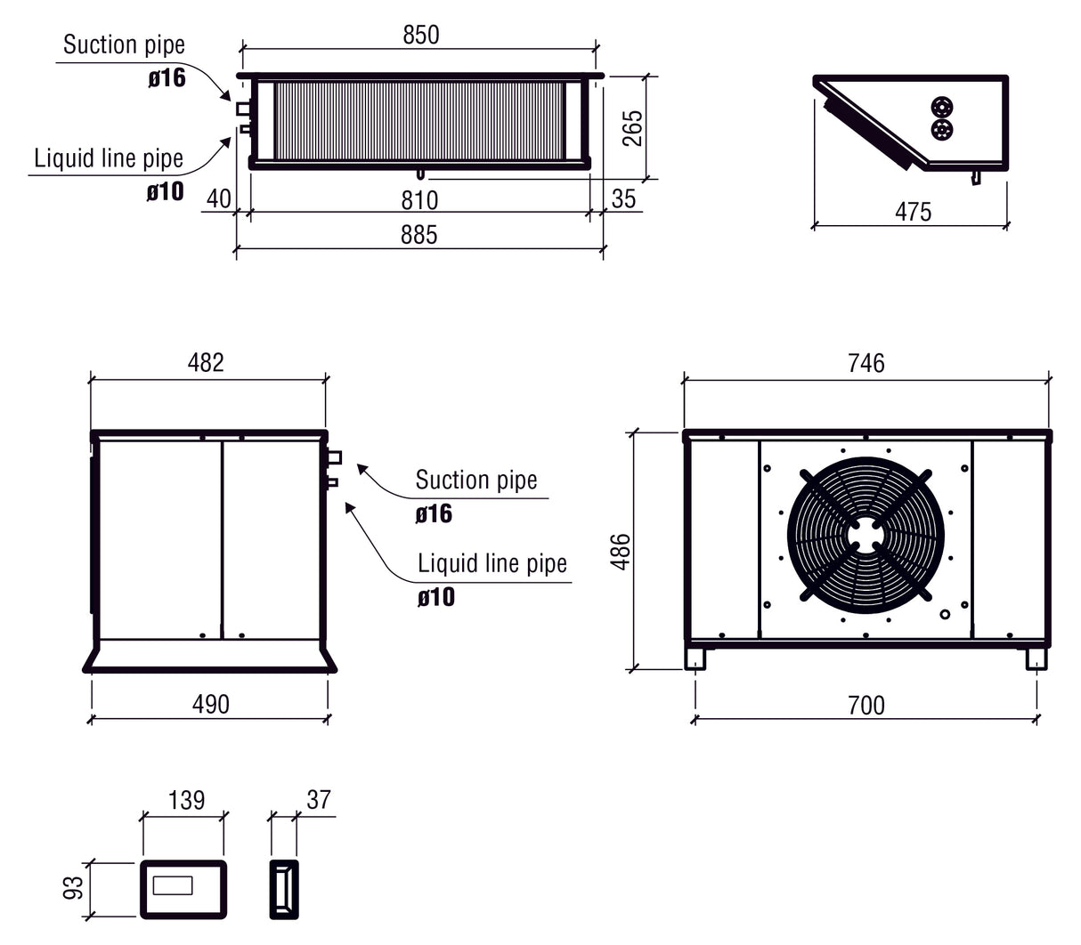 Combisteel Positieve Split Unit 18.97-47.29 M3 - 7480.0015