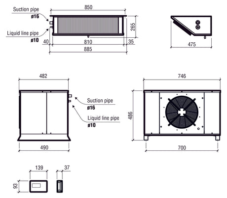 Combisteel Positive Split Unit 18.97-47.29 M3 - 7480.0015