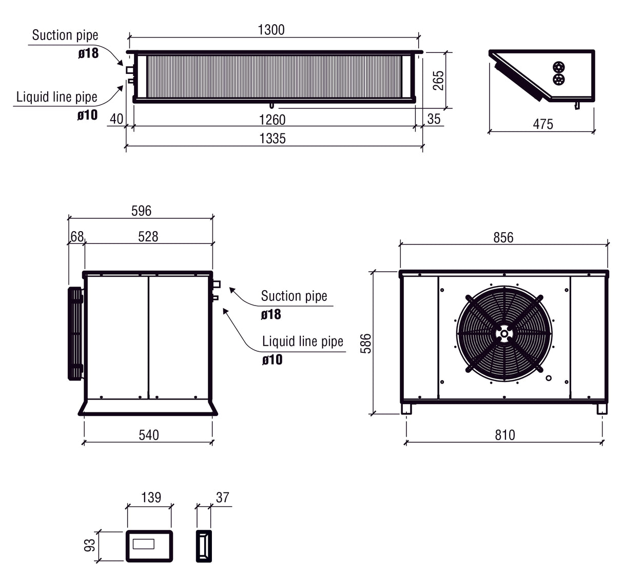 Combisteel Positieve Split Unit 48.32-73.32 M3 - 7480.0045