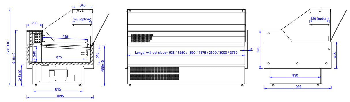 Combisteel Kouddisplay Morris 2.0 - 7486.0075