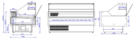 Combisteel Kouddisplay Morris 2.5 *Transport op aanvraag* - 7486.0080