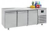 Combisteel 3 Triple Door Stainless Steel Counter Fridge 474Ltr - 7489.5505 Refrigerated Counters - Triple Door Combisteel   