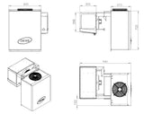 Combisteel Positive Wall-Mounted Straddle-Type Unit 9,1-13 M3 - 7489.0415