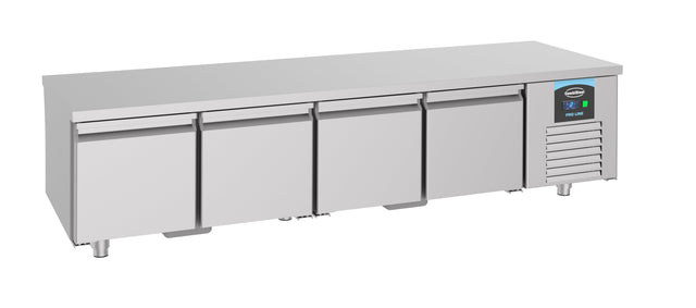 Combisteel Refrigerated Counter 600 Height 4 Doors - 7489.5082  Combisteel