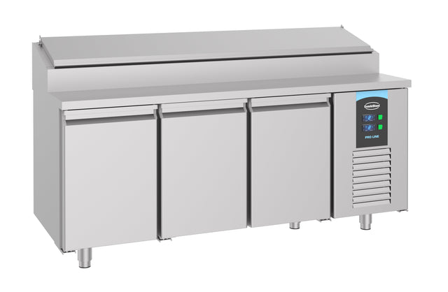 Combisteel Saladette 3 Doors 10X 1/3GN Container - 7489.5145 Saladette Counters Combisteel