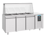 Combisteel Saladette 3 Türen 4X 1/1GN Behälter - 7489.5155