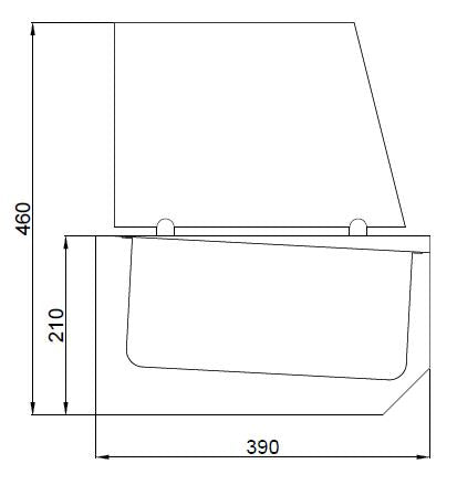 Combisteel Refrigerated Counter Top 6X 1/3 GN - 7489.5240