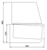 Combisteel Kühltheke 6X 1/3 GN - 7489.5240