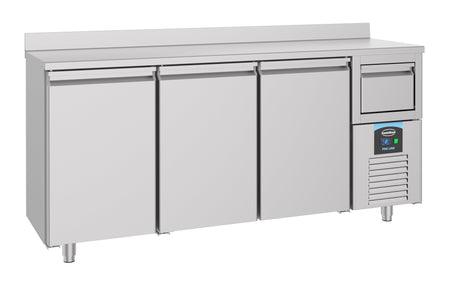 Combisteel 600 Refrigerated Counter 3 Doors  With Disposal Drawer For Coffee - 7489.5265  Combisteel