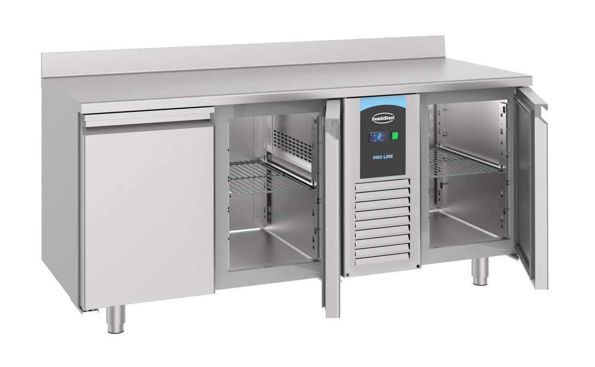 Combisteel 700 Refrigerated Counter Upstand 3 Doors Mono Block - 7489.5405