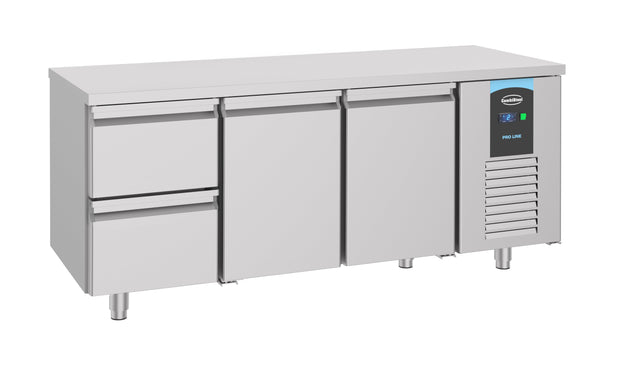 Combisteel 700 Refrigerated Counter 2 Doors 2 Drawers - 7489.5520  Combisteel