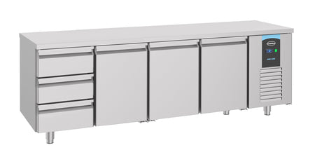 Combisteel 700 Refrigerated Counter 3 Doors 3 Drawers - 7489.5560  Combisteel