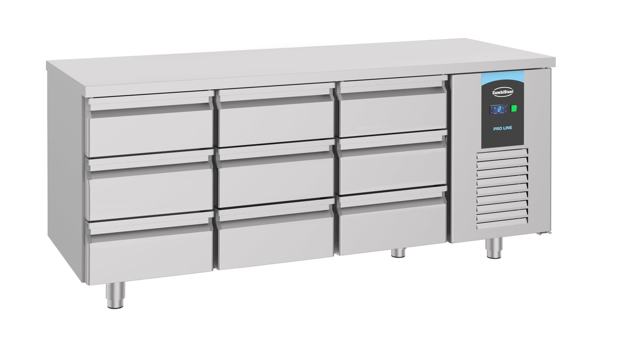 Combisteel 700 Refrigerated Counter 9 Drawers - 7489.5580  Combisteel