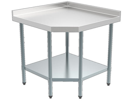 Combisteel 700 Corner Table Flat Packed 900/900 - 7490.0020  Combisteel