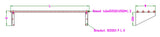 Combisteel Edelstahl-Rohrregal 900 - 7490.0114