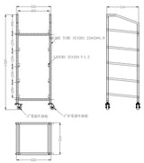 Combisteel Basket Trolley 500X500 - 7490.0270