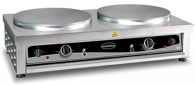 Combisteel Double Plate Electric Crepe Maker 2 x 400mm Plate - 7491.0045 Crepe Makers & Pancake Machines Combisteel   