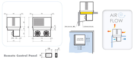 Combisteel Roof-Top Negative Mounted Unit 4,8-7 M3 - 7492.0050