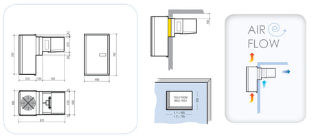 Combisteel Positive Wall-Mounted Unit - 7492.0080