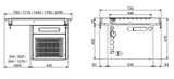 Combisteel Einbaukühlschrank 2/1 - 7495.0005