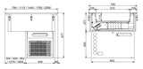 Combisteel Einbaukühleinheit belüftet 2/1 - 160 mm - 7495.0070