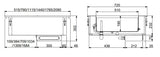 Combisteel Drop-In Bain-Marie Unit 5/1 - Automatische watervulling - 7495.0300