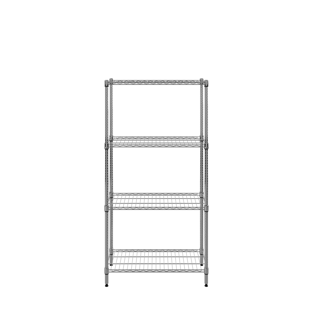 CUBO Chrome Wire Shelving Unit 4 Tier 750x350x1500mm CS-CR750