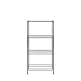 CUBO Chrome Wire Shelving Unit 4 Tier 750x350x1500mm CS-CR750