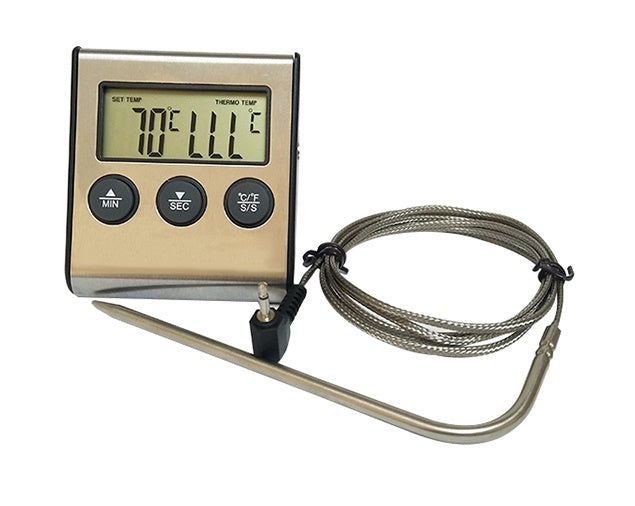 Combisteel Digital Thermometer With Timer - 7521.0035  Combisteel