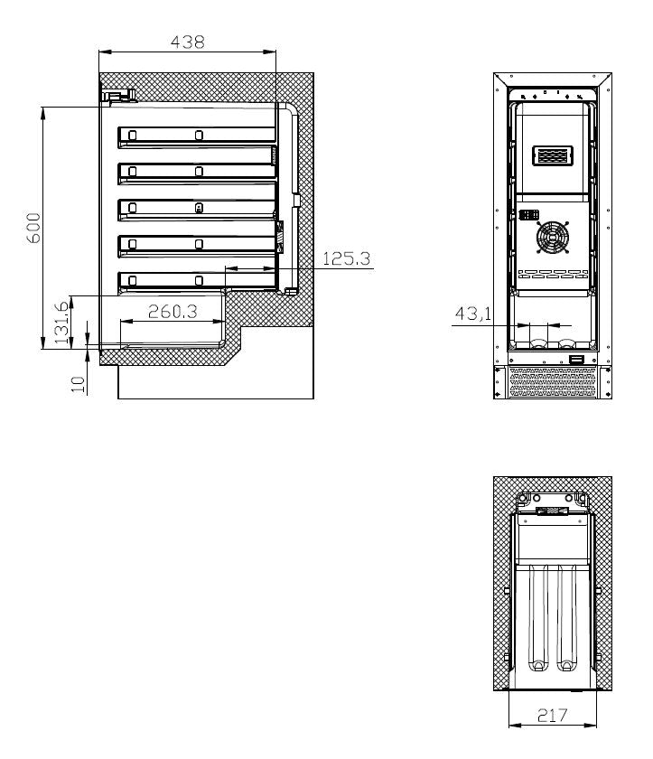 Combisteel Wine Cooler 50L Single Zone - 7525.0015