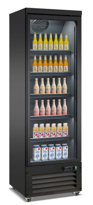 COMBISTEEL REFRIGERATOR 1 GLASS DOOR BLACK CEB-500R BL | 7526.0100
