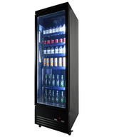 COMBISTEEL REFRIGERATOR 1 GLASS DOOR BLACK CEB-500R BL | 7526.0100
