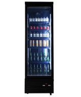 COMBISTEEL REFRIGERATOR 1 GLASS DOOR BLACK CEB-500R BL | 7526.0100