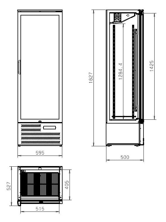 Combisteel Backbar Cooler Hoog Mvc-458 - 7526.0305