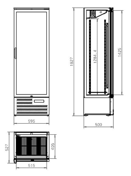 Combisteel Backbar Cooler High Mvc-458 - 7526.0305