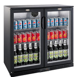 Combisteel Backbar Cooler Black 2 Doors - 7527.0010  Combisteel