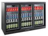 Combisteel Backbar Cooler Black 3 Sliding Doors - 7527.0050  Combisteel