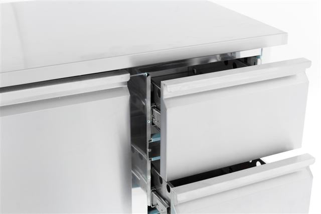 Combisteel Refrigerated Counter 1 Door/2 Drawers - 7950.0108